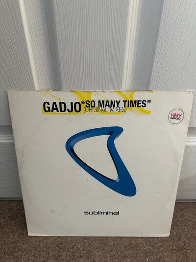 Gadjo – So Many Times 12" Subliminal Records