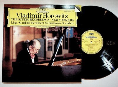 Vladimir Horowitz - The Studio Recordings New York 1985 LP Record 1986 Deutsche