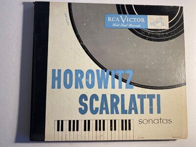 Vladimir Horowitz 78 rpm RCA Vic Set MO 1262 : Scarlatti Sonatas 2x 78