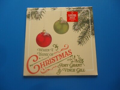 Vince Gill/Amy Grant When I Think of Christmas LP (2023) NEW Green Vinyl