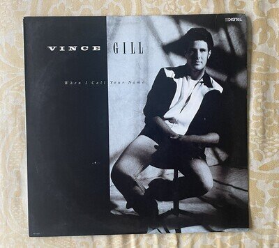 Vince Gill When I Call Your Name Club Edition RARE! EX Condition 1989 Country