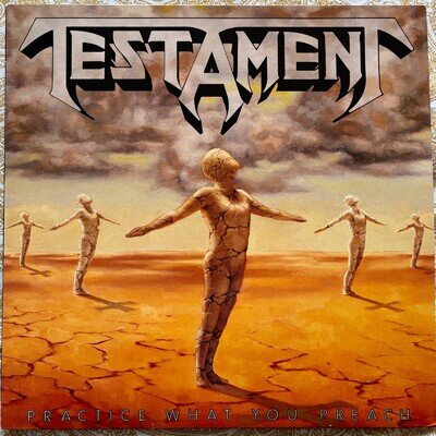 TESTAMENT - Practice What You Preach - Europe 1989 1st Pressing - Rare Metal