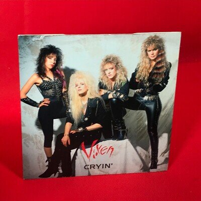 VIXEN Cryin' 1988 UK 7" vinyl single desperate original 45