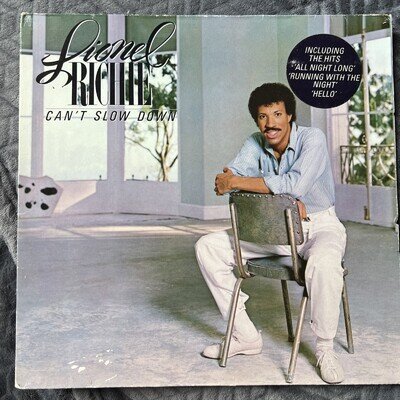 1983~Lionel Richie~Can't Slow Down ~Vinyl LP Album ~ Motown