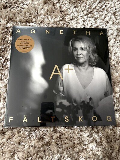 Agnetha Fältskog - A+ & A Limited Edition Crystal Clear 2LP Vinyl 12" Album ABBA