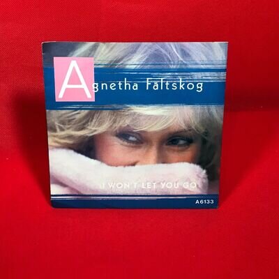 AGNETHA FÄLTSKOG I Won't Let You Go 1985 UK 7" vinyl single ABBA original 45