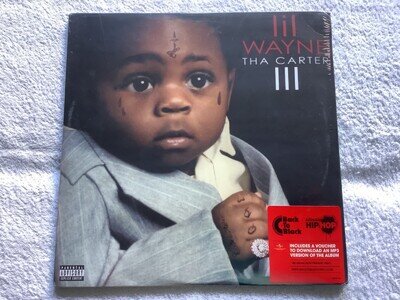LIL WAYNE - Tha Carter lll Double LP 2011 180g Classic Hip Hop Thug Rap Eminem