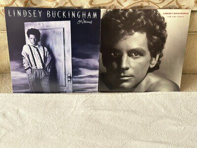 LINDSEY BUCKINGHAM/FLEETWOOD MAC - Law & Order/Go Insane - 2 x LP LOT EX/VG
