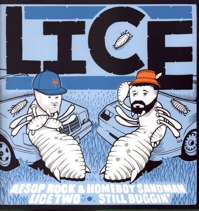 Aesop Rock and Homeboy Sandman Lice Two: Still Buggin' 12" vinyl Europe