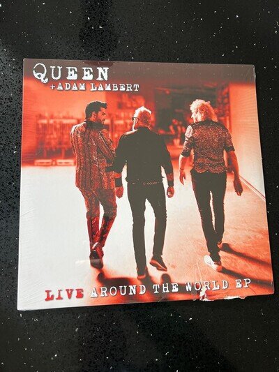 Queen + Adam Lambert Live Around The World 12" EP Vinyl DAMAGED SLEEVE