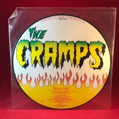THE CRAMPS Smell Of Female 1984 UK Vinyl PICTURE DISC LP Live Peppermint Lounge
