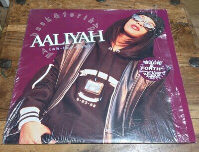 AALIYAH BACK & FORTH 1994 US R&B BLACKGROUND JIVE 6 TRACKS 12" EX COND