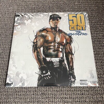 50 Cent – The Massacre Vinyl Record SEALED 2xLP Black 2016