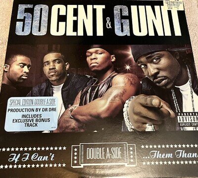50 Cent & G UNIT - IF I CAN’T, IN DA CLUB (LIVE), POPPIN’ THEM THANGS. 12” VINYL