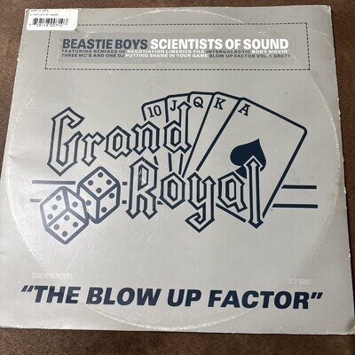 The Beastie Boys Scientists of Sound Blow Up Factor vinyl EP Grand Royal rare!!