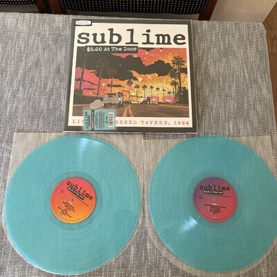Sublime $5 At The Door 2LP (TEAL) Limited Edition Vinyl - Only 300 Made!