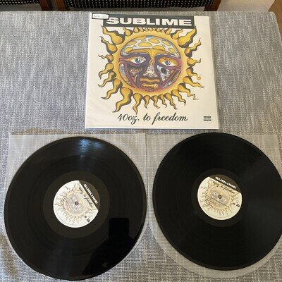 2021 US Sublime 40oz. To Freedom 2xLP Black Vinyl Reissue