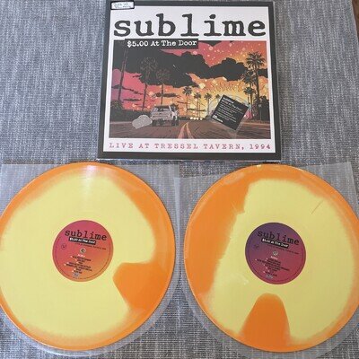 VMP Limited Foil Stamped Orange Yellow Vinyl 2LP Sublime $5.00 At The Door