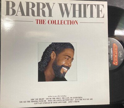BARRY WHITE~THE COLLECTION (BEST OF)~1988 VINYL ALBUM / LP RECORD EXCELLENT/NM