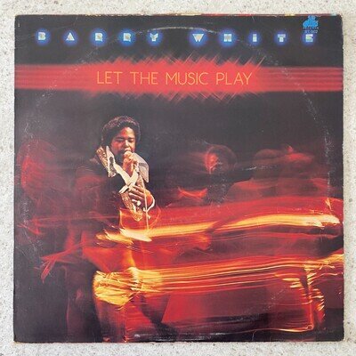 Barry White, Let The Music Play - Soul, Funk, Disco Vinyl LP Record 1976 BT 502