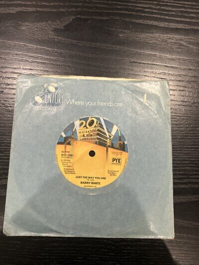 Barry White - Just The Way You Are - 7" Vinyl Single 1978 20th Century BTC 2380