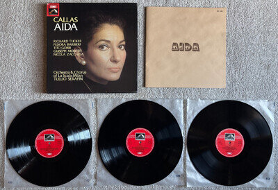 Verdi - Aida - Maria Callas - Tullio Serafin - EMI 3x stereo LP box SLS 5108