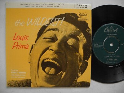 LOUIS PRIMA The Wildest! Vol. 2 EP Buona Sera /The Lip +2 45 7" 1957 Denmark VG+