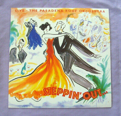 The Pasadena Roof Orchestra - Steppin' Out... Live - 1990 With Booklet (VG+/EX)