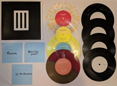 Paramore The Singles Club Vinyl Box Set With Test Pressings & Hand Written Notes