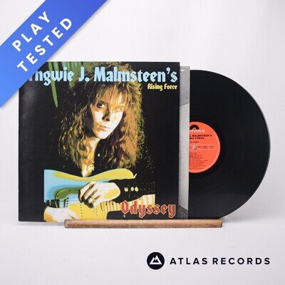Yngwie J. Malmsteen's Rising Force Odyssey LP Album Vinyl Record - EX/VG+