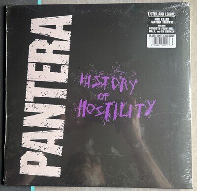 PANTERA - HISTORY OF HOSTILITY 2015 ATCO / RHINO SEALED EU SILVER VINYL
