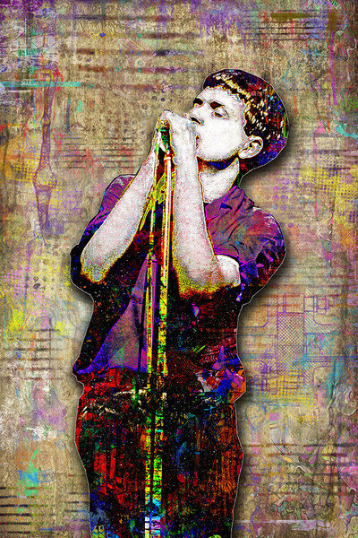 IAN CURTIS Of JOY DIVISION Tribute 12x18in Poster Pop Print Free Shipping US
