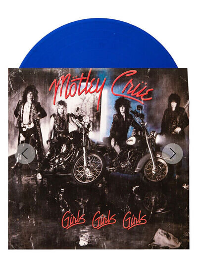 Motley Crue - Girls, Girls, Girls - Limited Edition Blue Vinyl LP New 100% MINT