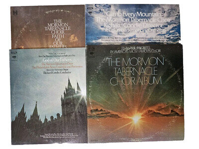 The Mormon Tabernacle Choir - 4 Albums - Faith Favorites - Vintage