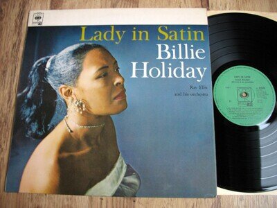 BILLIE HOLIDAY / RAY ELLIS, LADY IN SATIN, UK CBS REALM LP. 1960s REISSUE, JAZZ