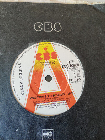 Kenny Loggins - Welcome To Heartlight - rare promo 7"