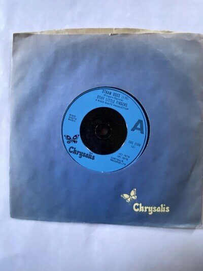 Stiff Little Fingers Straw Dogs 7" Vinyl PC UK Original 1979 Chrysalis CHS 2368