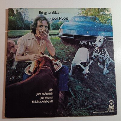 Jack Bruce / John McLaughlin / Things We Like 1971 LP / FUSION JAZZ / EX