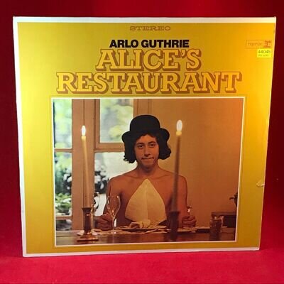 ARLO GUTHRIE Alice's Restaurant 1981 German issue Vinyl LP Reprise K44045