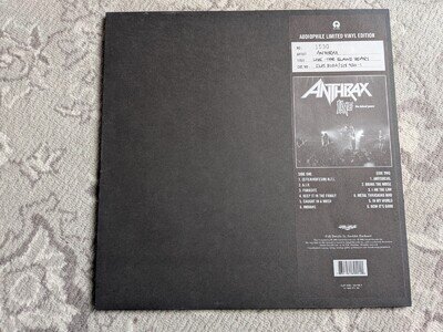 Anthrax - Live The Island Years UK First Pressing + Booklet ILPS 8027/518 920-1