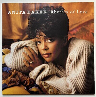 Anita Baker : Rhythm Of Love 1994 German black vinyl LP EX/VG+ 1A/1B w/inner