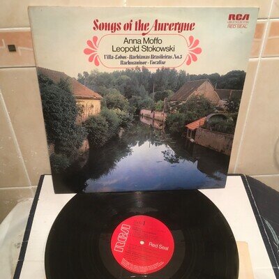 Anna Moffo, Leopold Stokowski: Songs Of The Auvergne RCA UK Stereo LSC 2795