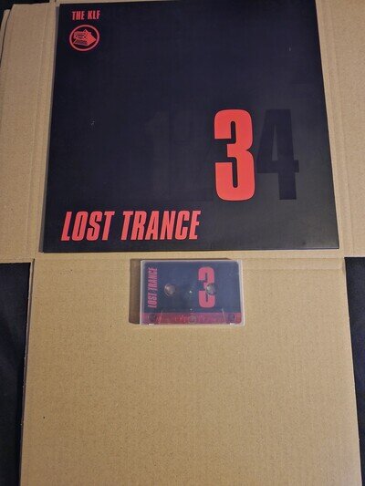 KLF Lost Trance 3 DJ Remixes 12" On Red Vinyl Comes With Promo Cassette Rare