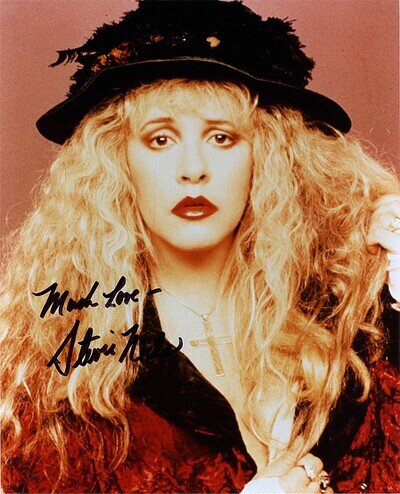FLEETWOOD MAC -STEVIE NICKS- MEARS Signed/Autograph/Auto 8x10 Music Photo