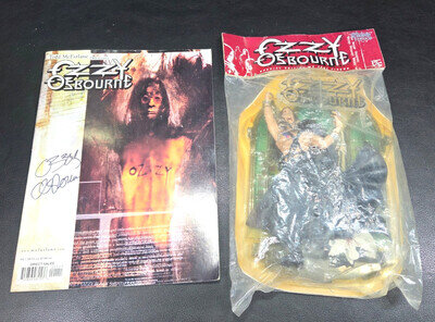 Signed Ozzy Osbourne Autograph OZZFEST Exclusive 1999 McFarlane Toys Figure
