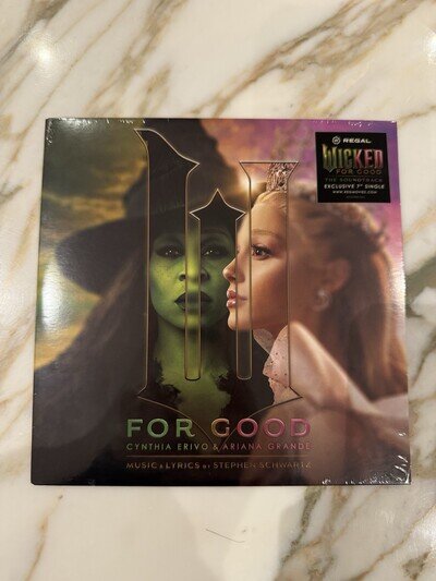 Wicked For Good 7" Vinyl – Cynthia Erivo & Ariana Grande Regal Cinemas Exclusive