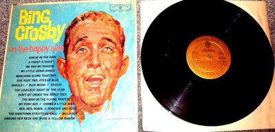 Bing Crosby - On The Happy Side - Warner Brothers - Rare Vinyl LP - Excellent