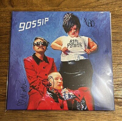 GOSSIP - Real Power New Pink Vinyl Pink new rare autograph signed Beth Ditto