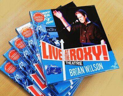 BRIAN WILSON LP x 3 Live at the Roxy Theatre BOX SET RED BLUE WHITE VINYL In sto