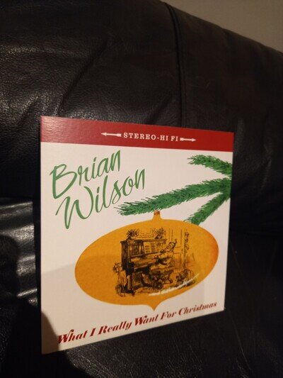 Brian Wilson - What I Really Want For Christmas - 7" White Vinyl - 2005 - MINT